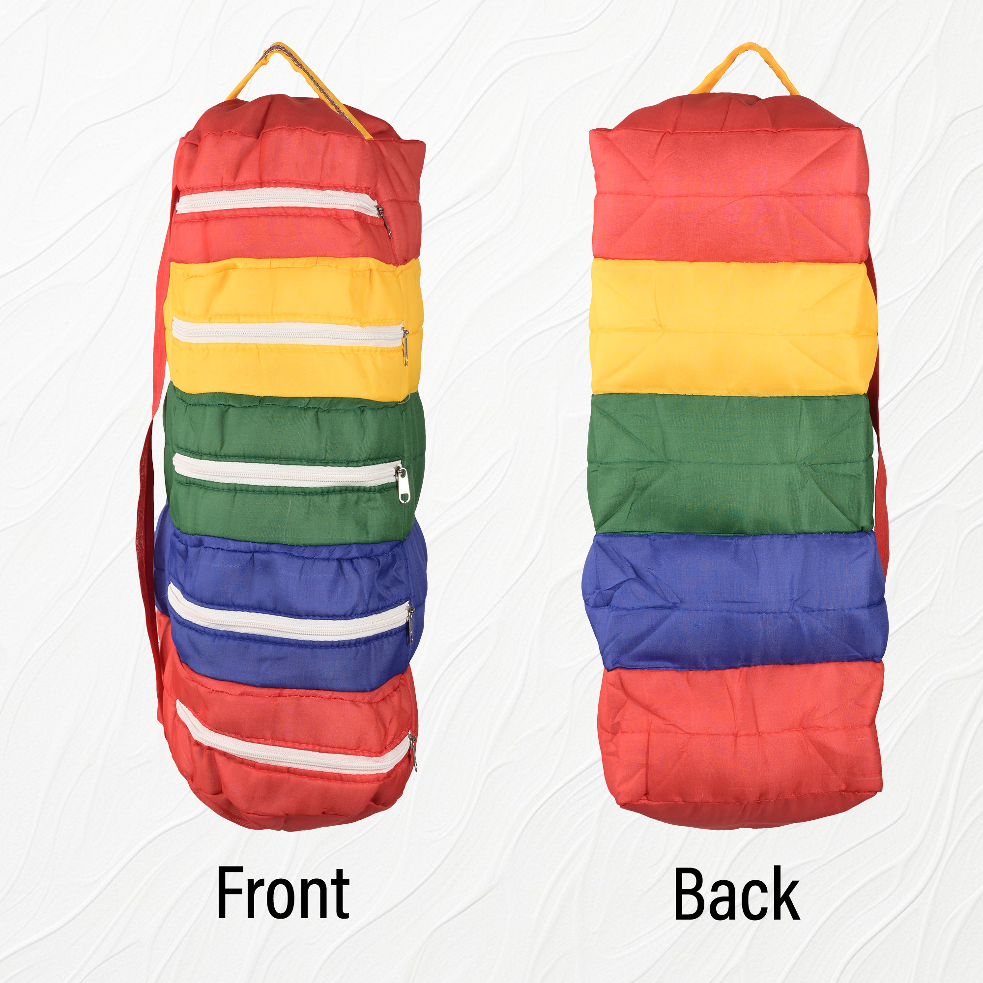 Kuber Industries Upto 5 Pair Foldable Shoe Organiser Cover for Travel  Hanging SandalShoes Packing Pouch  Storage Bag with Zip  Multicolor