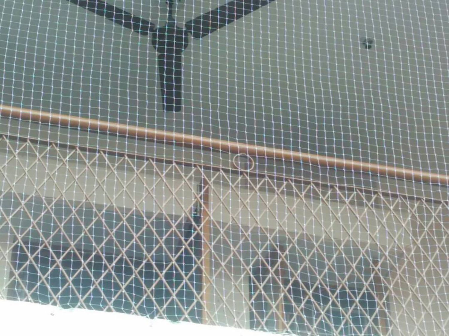 Kuber Industries UV Stabilised Bird Net/Anti Bird Net/Pigeon Net/Garden Net/Bird Control Net, 25x10 Ft. (White)-HS43KUBMART26865