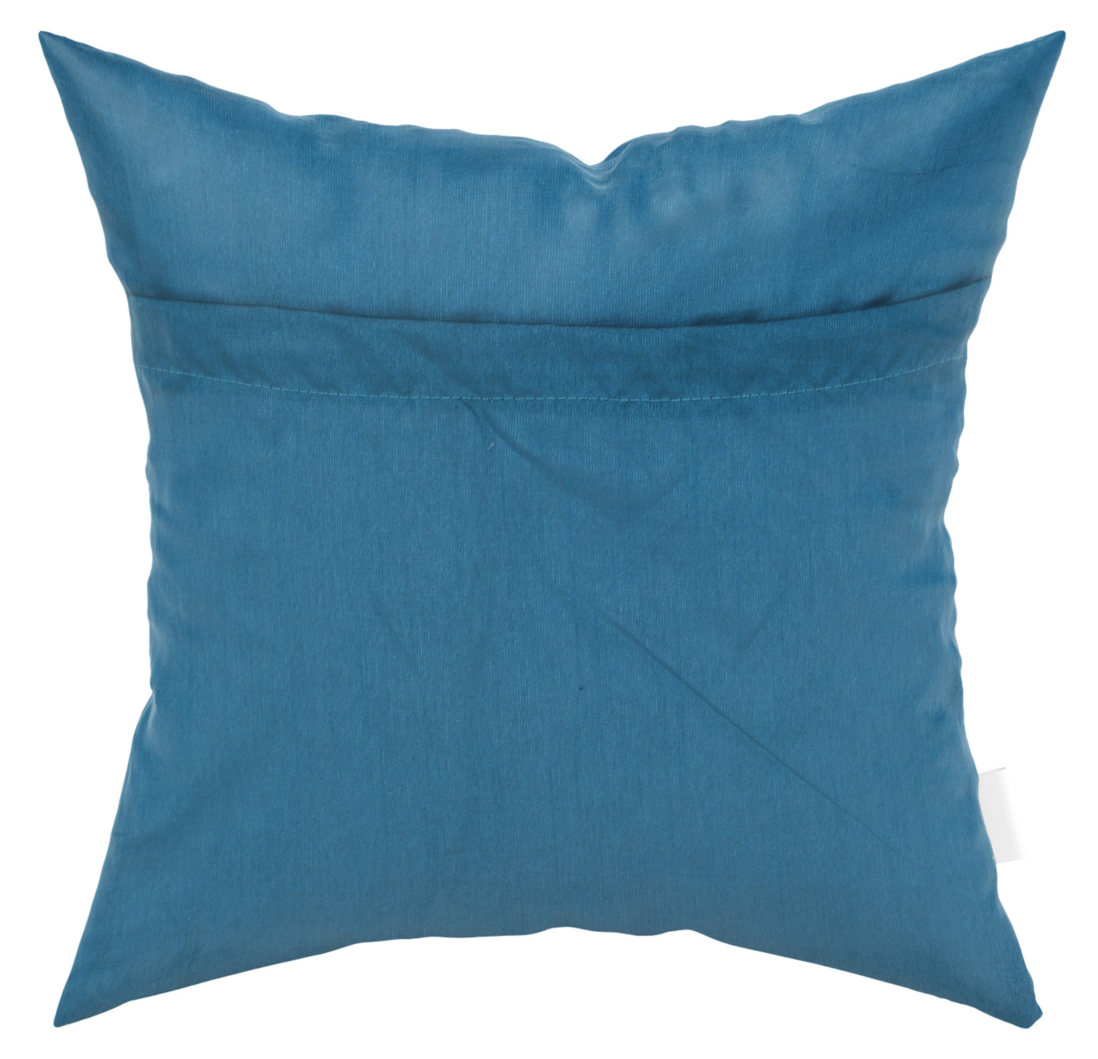 Kuber Industries Velvet Dot Printed Soft Decorative Square Throw Pillow Cover, Cushion Covers, Pillow Case For Sofa Couch Bed Chair 16x16 Inch-(Blue)