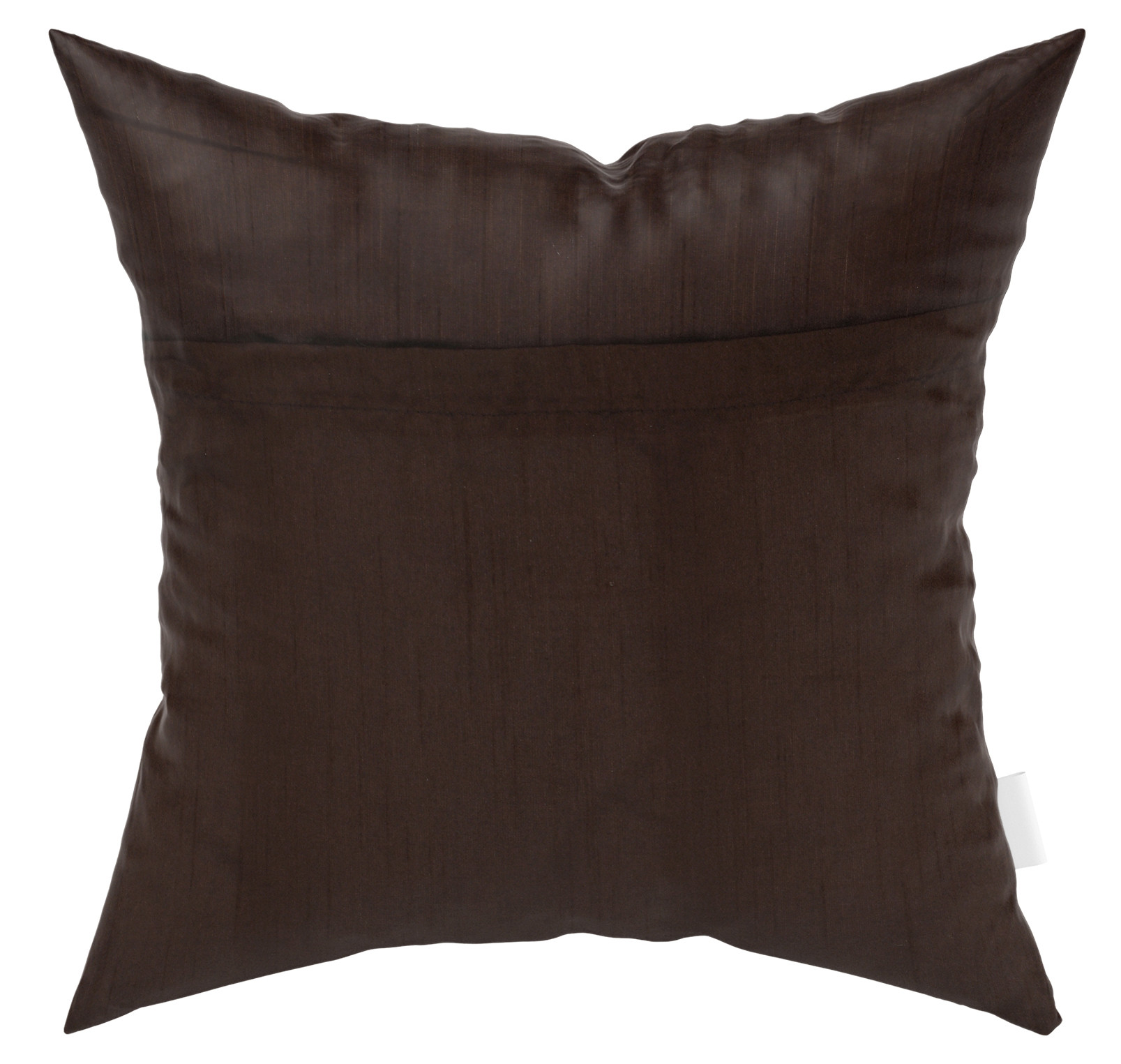 Kuber Industries Velvet Dot Printed Soft Decorative Square Throw Pillow Cover, Cushion Covers, Pillow Case For Sofa Couch Bed Chair 16x16 Inch-(Brown)