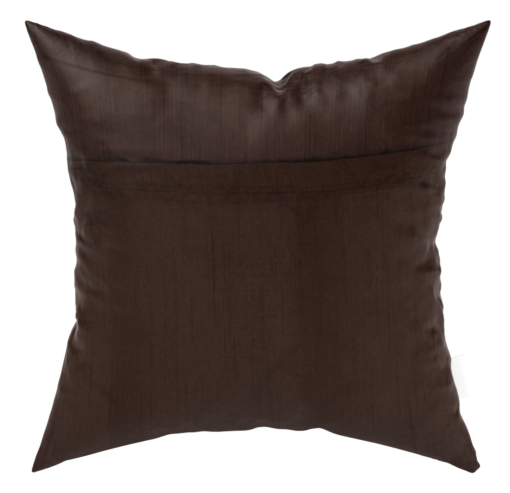 Kuber Industries Velvet Floral Design Soft Decorative Square Throw Pillow Cover, Cushion Covers, Pillow Case For Sofa Couch Bed Chair 16x16 Inch-(Brown)