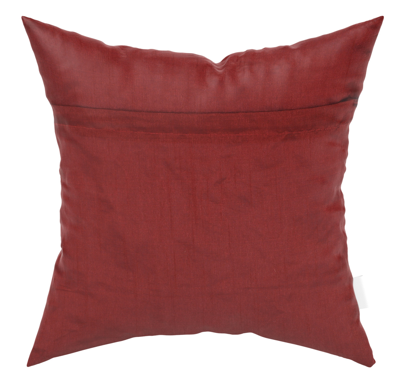 Kuber Industries Velvet Floral Design Soft Decorative Square Throw Pillow Cover, Cushion Covers, Pillow Case For Sofa Couch Bed Chair 16x16 Inch- (Maroon)