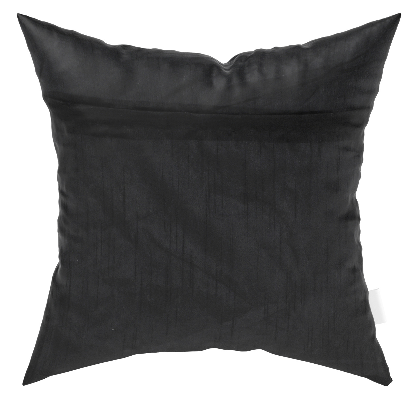 Kuber Industries Velvet Floral Design Soft Decorative Square Throw Pillow Cover, Cushion Covers, Pillow Case For Sofa Couch Bed Chair 16x16 Inch-(Black)