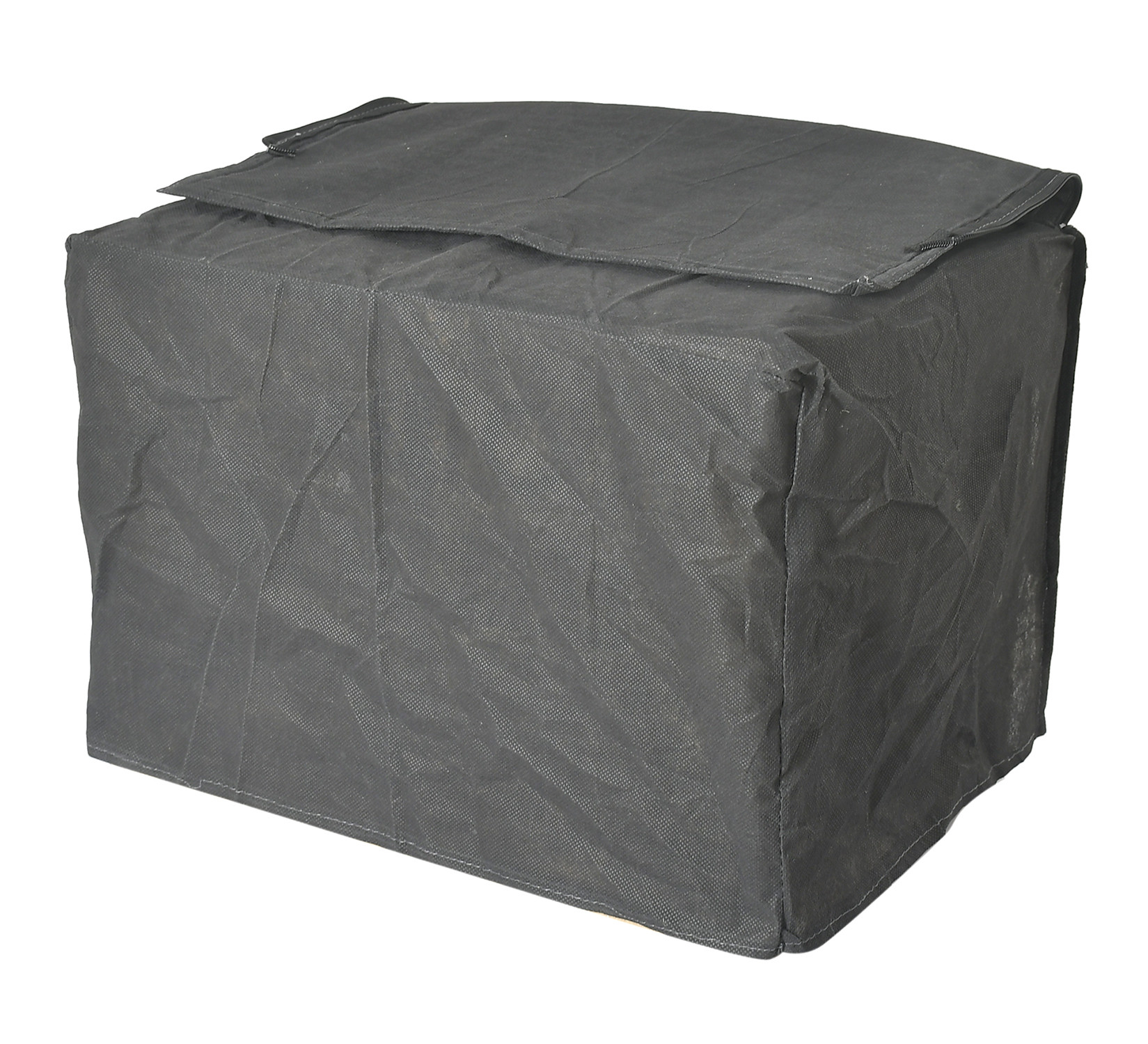 Kuber Industries Velvet Flower  Printed Microwave Oven Cover,23 Ltr. (Black)-HS43KUBMART26067