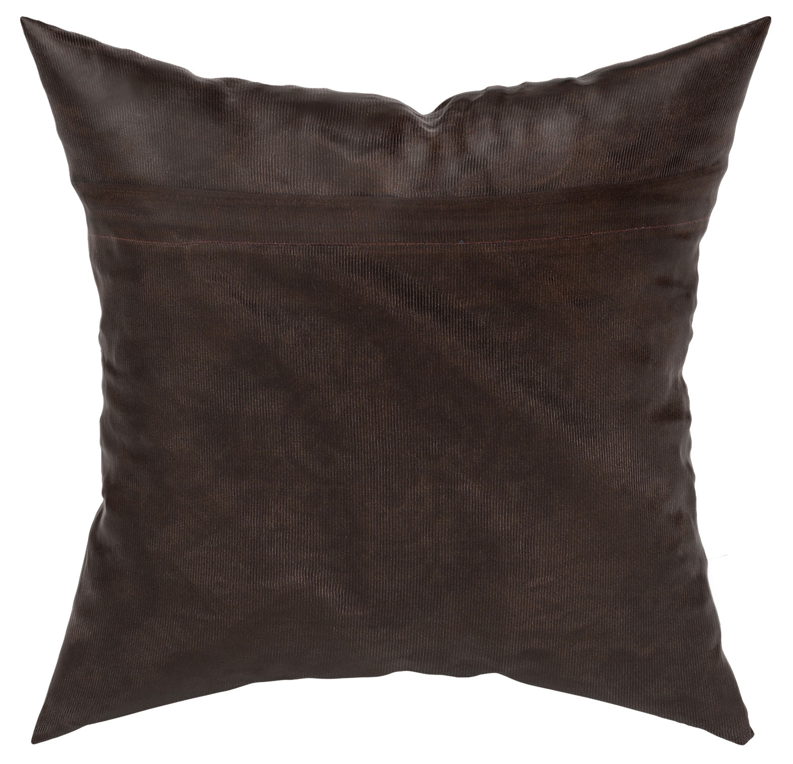 Kuber Industries Velvet Flower Design Soft Decorative Square Throw Pillow Cover, Cushion Covers, Pillow Case For Sofa Couch Bed Chair 16x16 Inch-(Brown)
