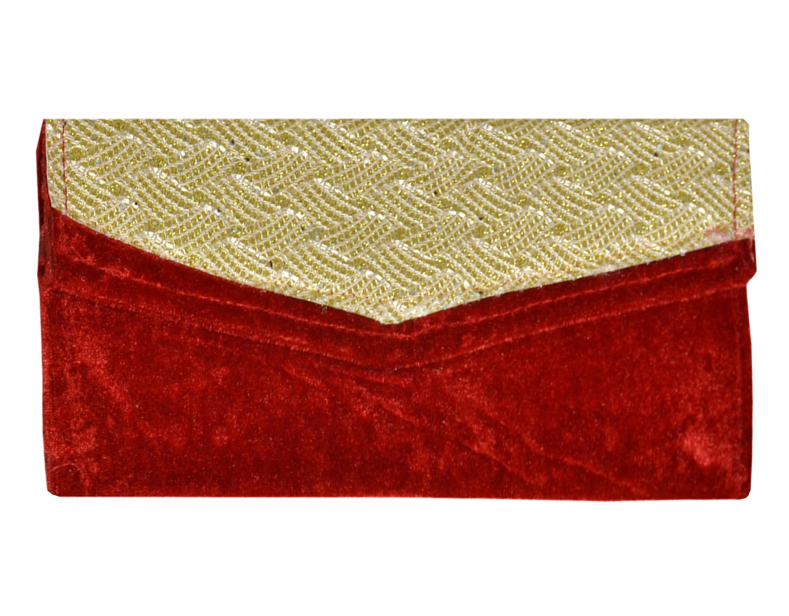 Kuber Industries Velvet Gift Envelope with Metallic Magnetic Button Closure Shagun Cash Envelopes, Birthdays, Anniversary, Baby Shower-(Maroon)