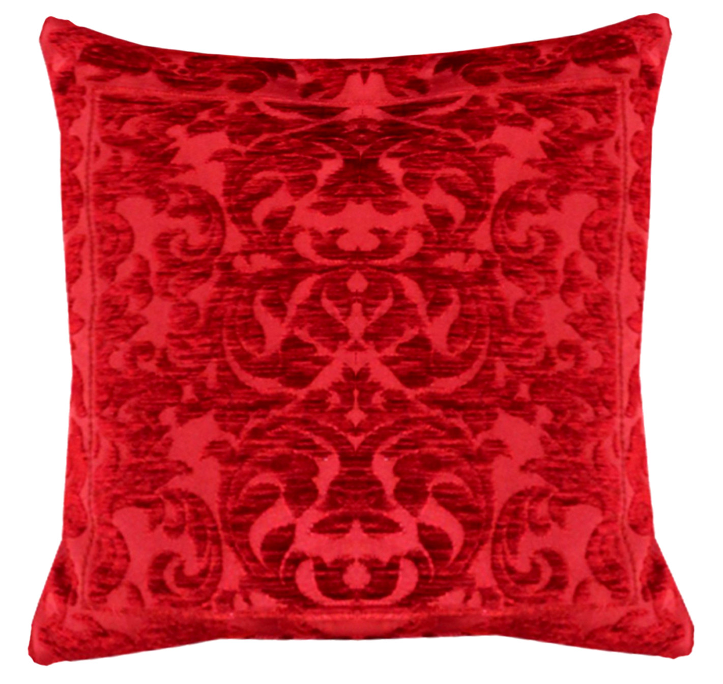 Kuber Industries Velvet Soft Decorative Square Throw Pillow Cover Cushion Covers Pillow case, Home Decor Decorations for Sofa Couch Bed Chair 24x24 Inch (Maroon)