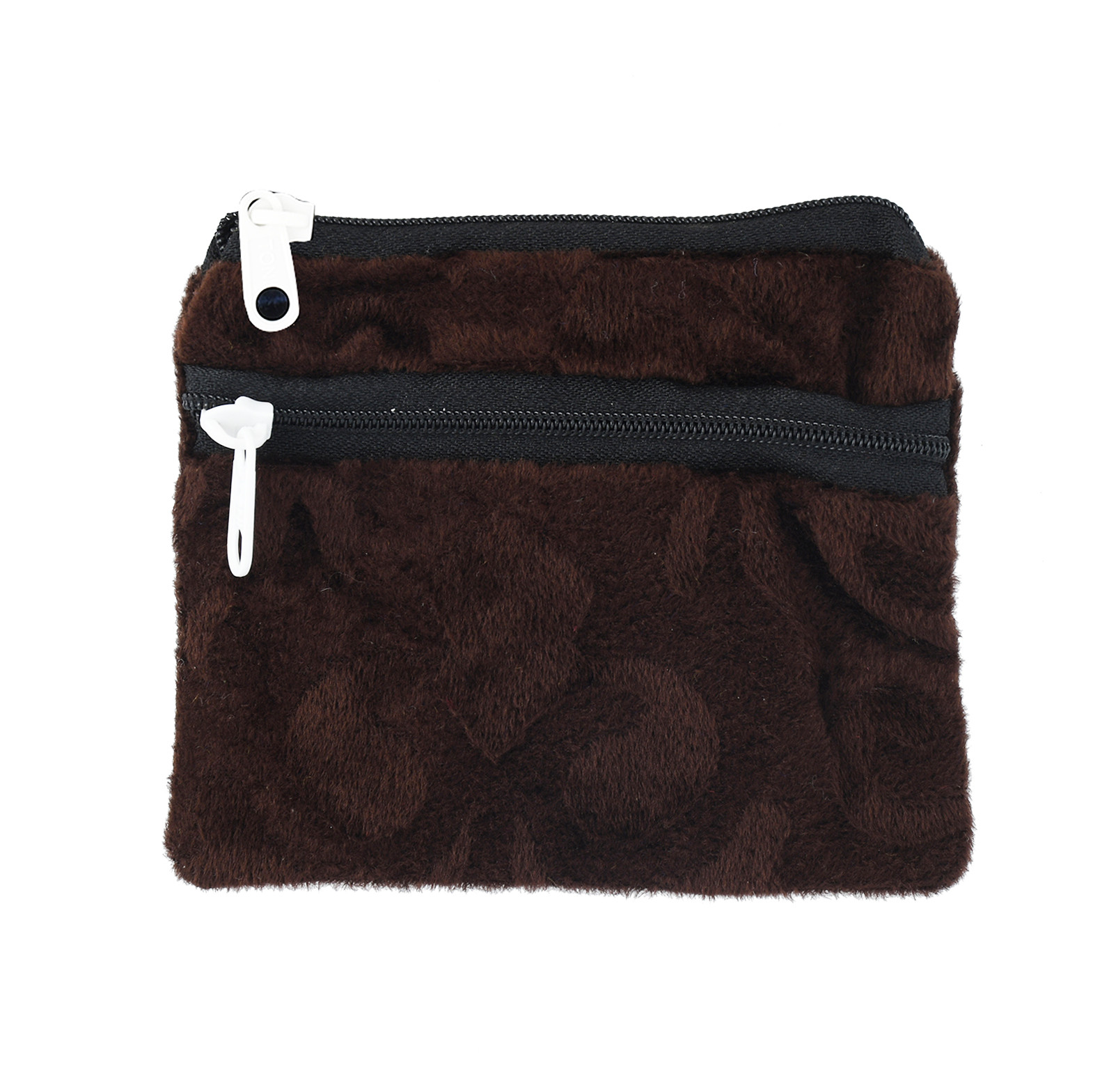 Kuber Industries Velvet Women Cloth Handy Purse/Coin Pouch/batwa/Wallet With Two Zipper (Multi) -CTKTC39153