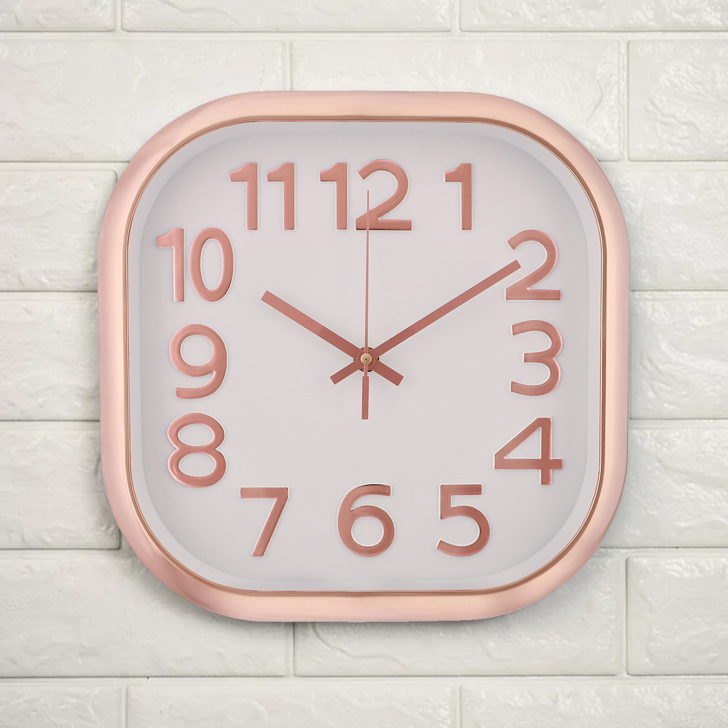 Kuber Industries Wall Clock | Fancy Watch Wall Clocks | Office Wall Clock | Clock for Living Room | Clock for Bedroom | Clock for Hall | Machinery-Quartz | 12 Inch | 2016B-Gold