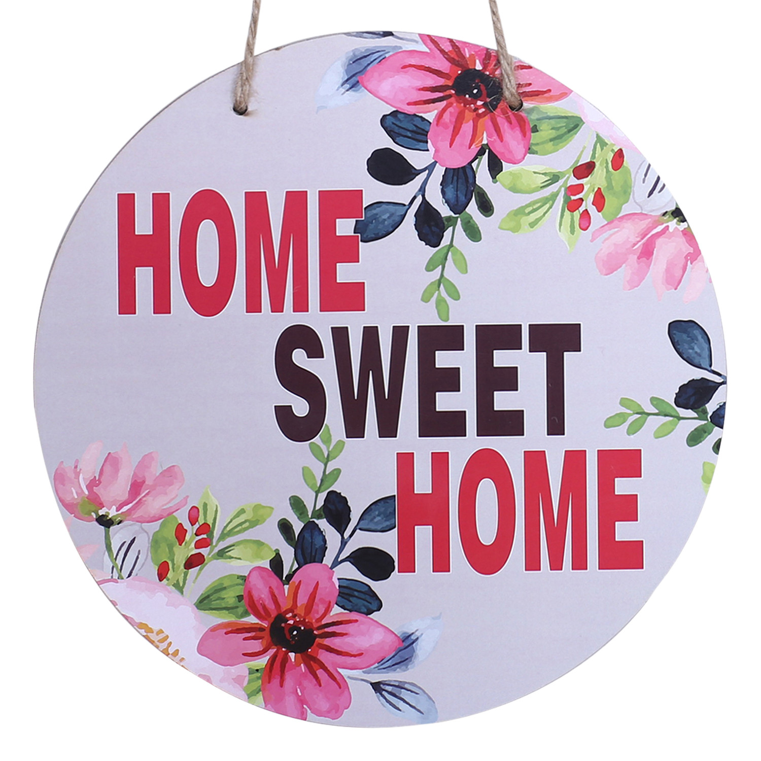 Kuber Industries Wall Hanging Quotes|Mdf Wooden Round Shaped