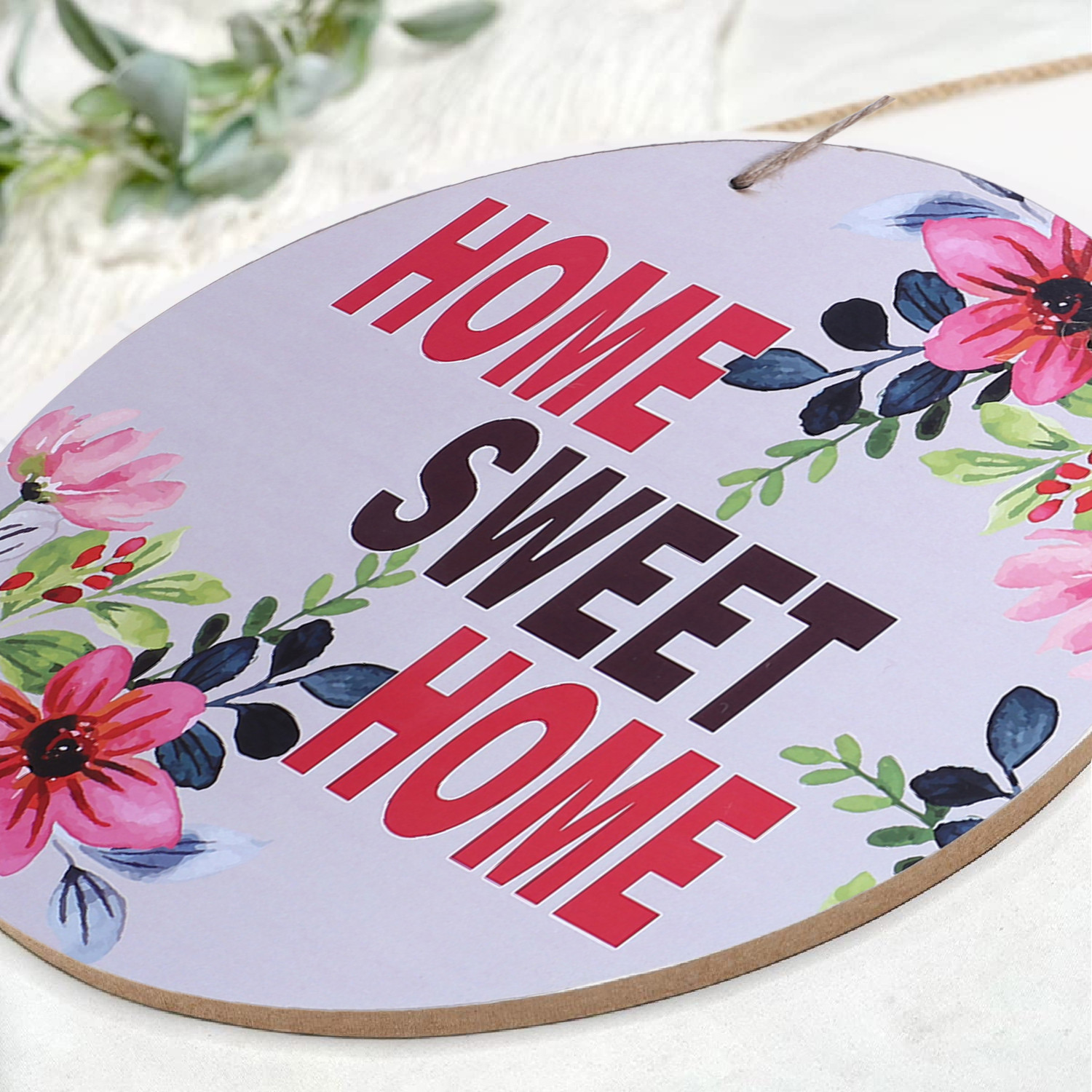 Kuber Industries Wall Hanging Quotes|Mdf Wooden Round Shaped