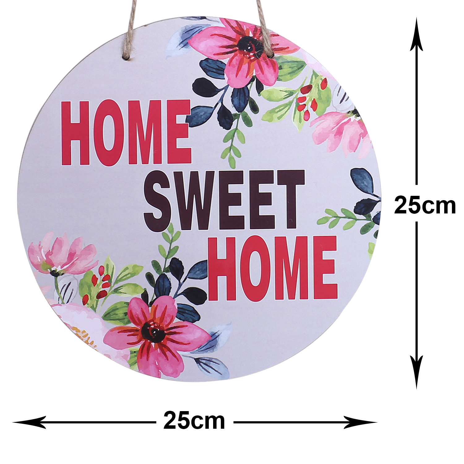Kuber Industries Wall Hanging Quotes|Mdf Wooden Round Shaped