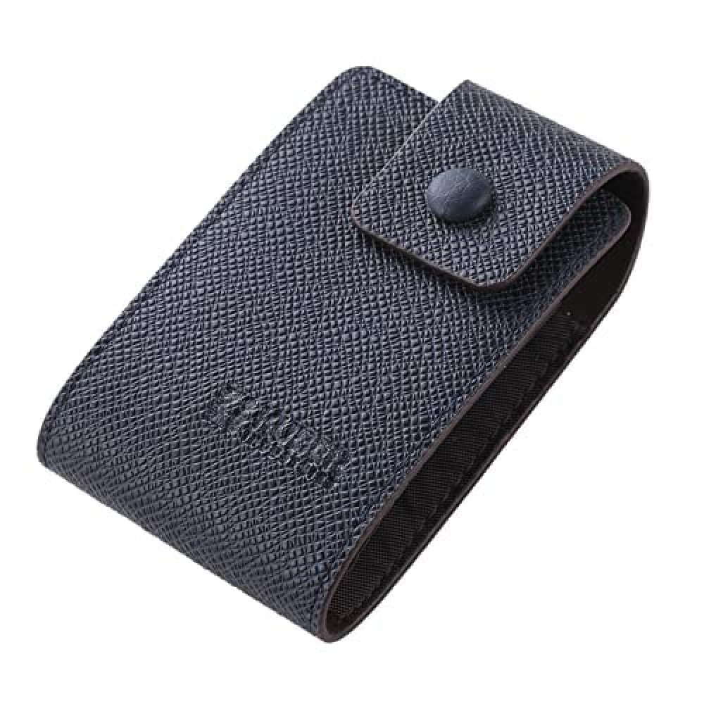 Kuber Industries Wallet for Women/Men | Card Holder for Men &amp; Women | Leather Wallet for ID, Visiting Card, Business Card, ATM Card Holder | Slim Wallet | Button Closure, Blue