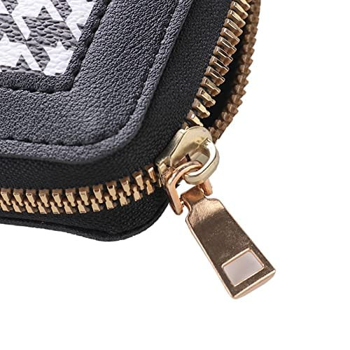 Kuber Industries Wallet for Women/Men | Card Holder for Men & Women | Leather Wallet for ID, Visiting Card, Business Card, ATM Card Holder | Slim Wallet | Zipper Closure, White