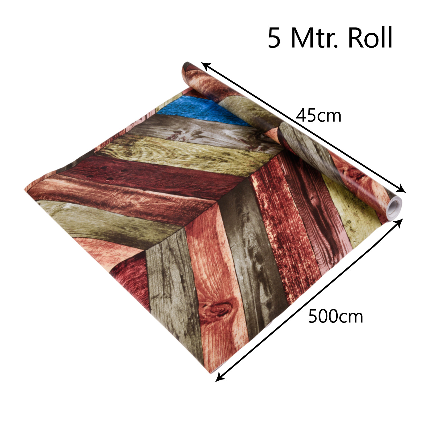 Kuber Industries Wallpaper | Self Adhesive Wallpaper Sheet | Polyvinyl Chloride Wallpaper for Home Décor | Kitchen Cabinets Wallpaper Roll |5 Meter| WP-3 |Multi