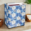 Washing Machine Cover | Semi-Automatic Washer Covers | Ideal For 6 kg, 6.5 kg, 7 kg &amp; 7.5 kg | Waterproof &amp; Dust-Proof Machine Cover | White Sunflower | Blue