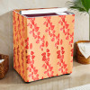 Washing Machine Cover | Semi-Automatic Washer Covers | Ideal For 6 kg, 6.5 kg, 7 kg &amp; 7.5 kg | Waterproof &amp; Dust-Proof Machine Cover | Leaf Print | Red