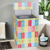 Washing Machine Cover | Top Load Fully-Automatic Washer Covers | Ideal For 6 kg, 6.5 kg, 7 kg &amp; 7.5 kg | Waterproof &amp; Dust-Proof Machine Cover | Check Flower | Multicolor