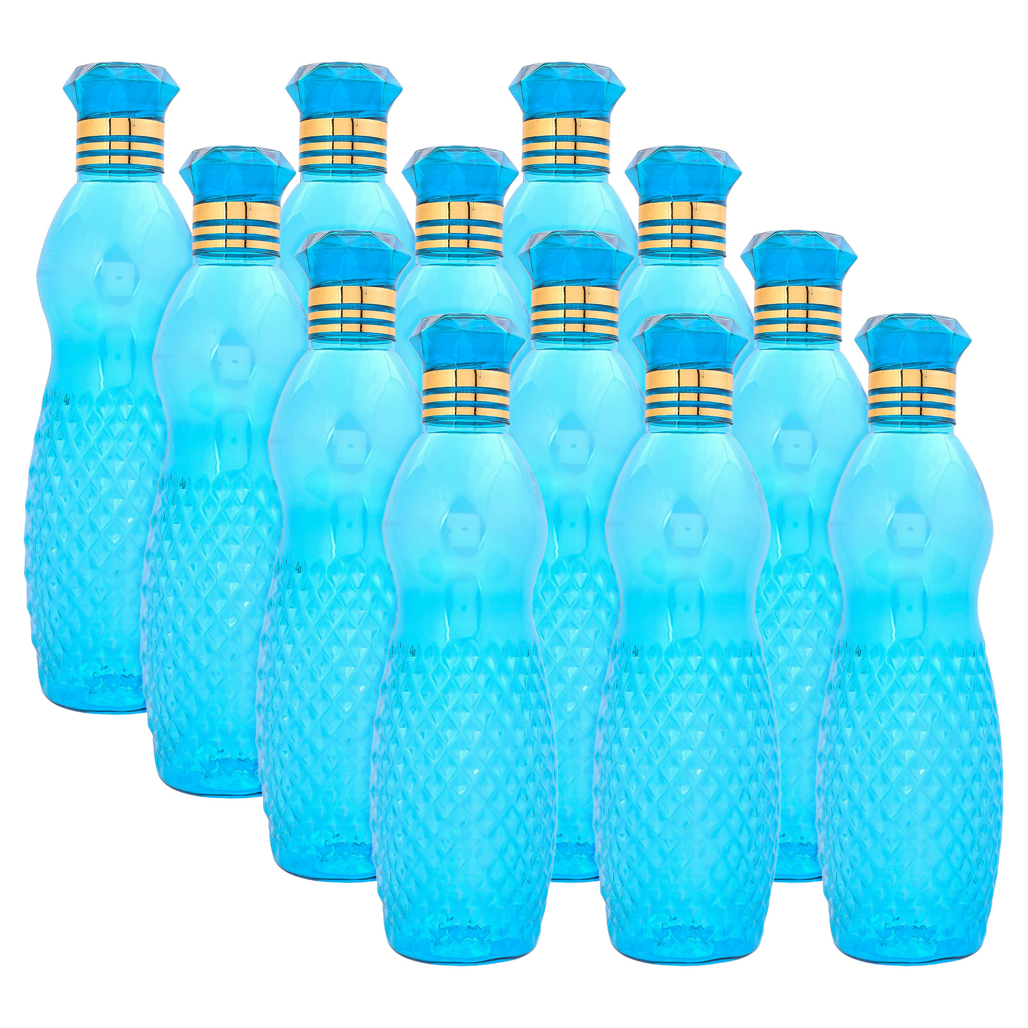 Kuber Industries Water Bottle | Plastic Water Bottle for Fridge | Water Bottle for Kitchen | Ideal for Restaurant | Water Bottle for Refrigerator | Dolphine Bottle | 1 LTR |Blue