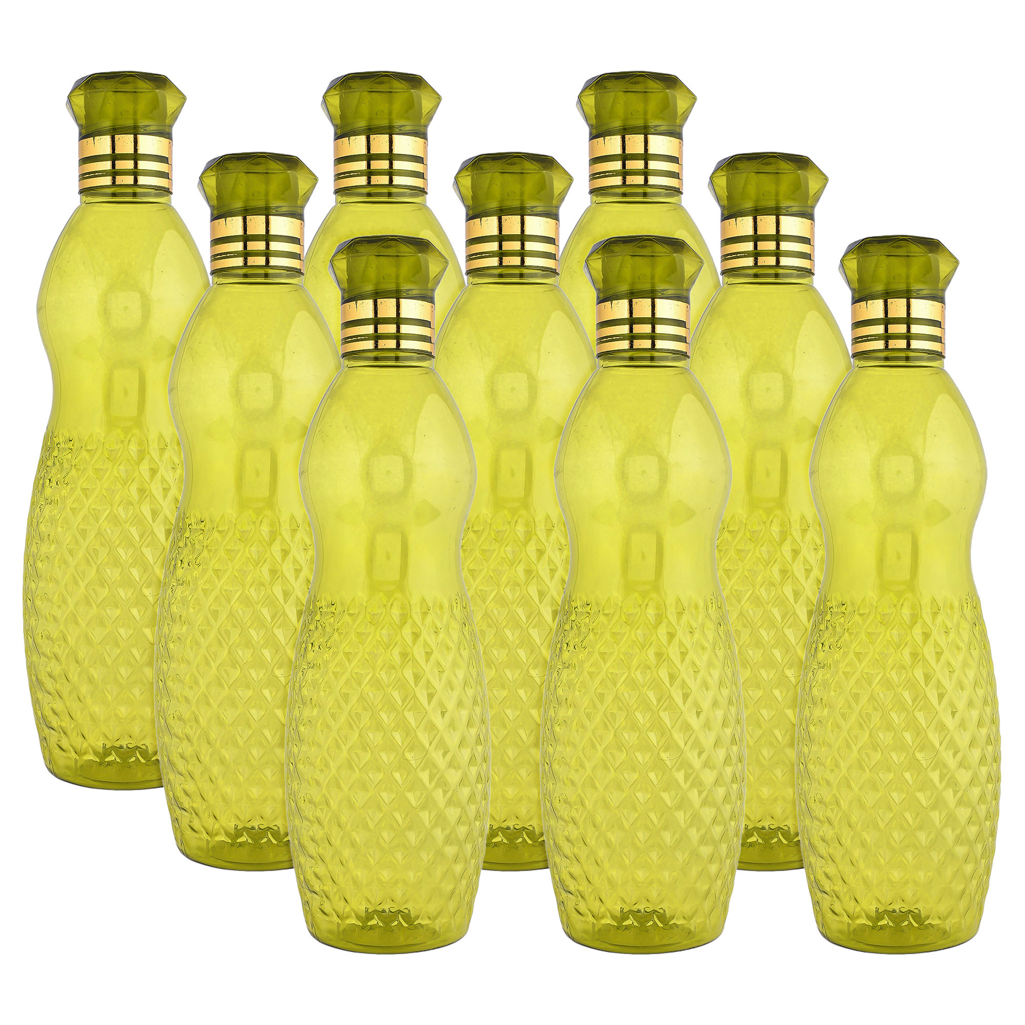 Kuber Industries Water Bottle | Plastic Water Bottle for Fridge | Water Bottle for Kitchen | Ideal for Restaurant | Water Bottle for Refrigerator | Dolphine Bottle | 1 LTR |Green
