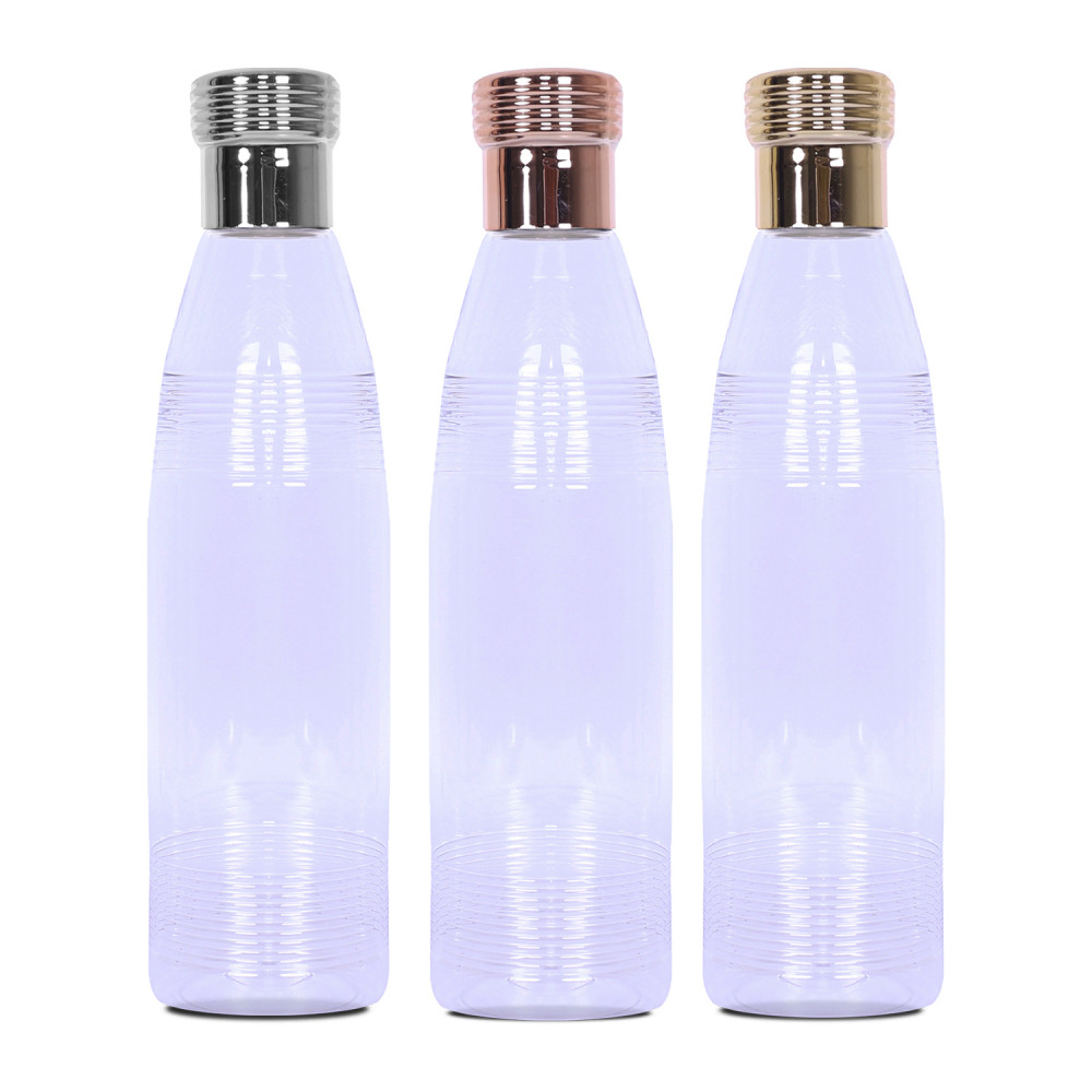 Kuber Industries Water Bottle | Plastic Water Bottles | Refrigerator Water Bottles | Fridge Water Bottles | Drinking Water Bottle | 1 LTR Water Bottle Transparent