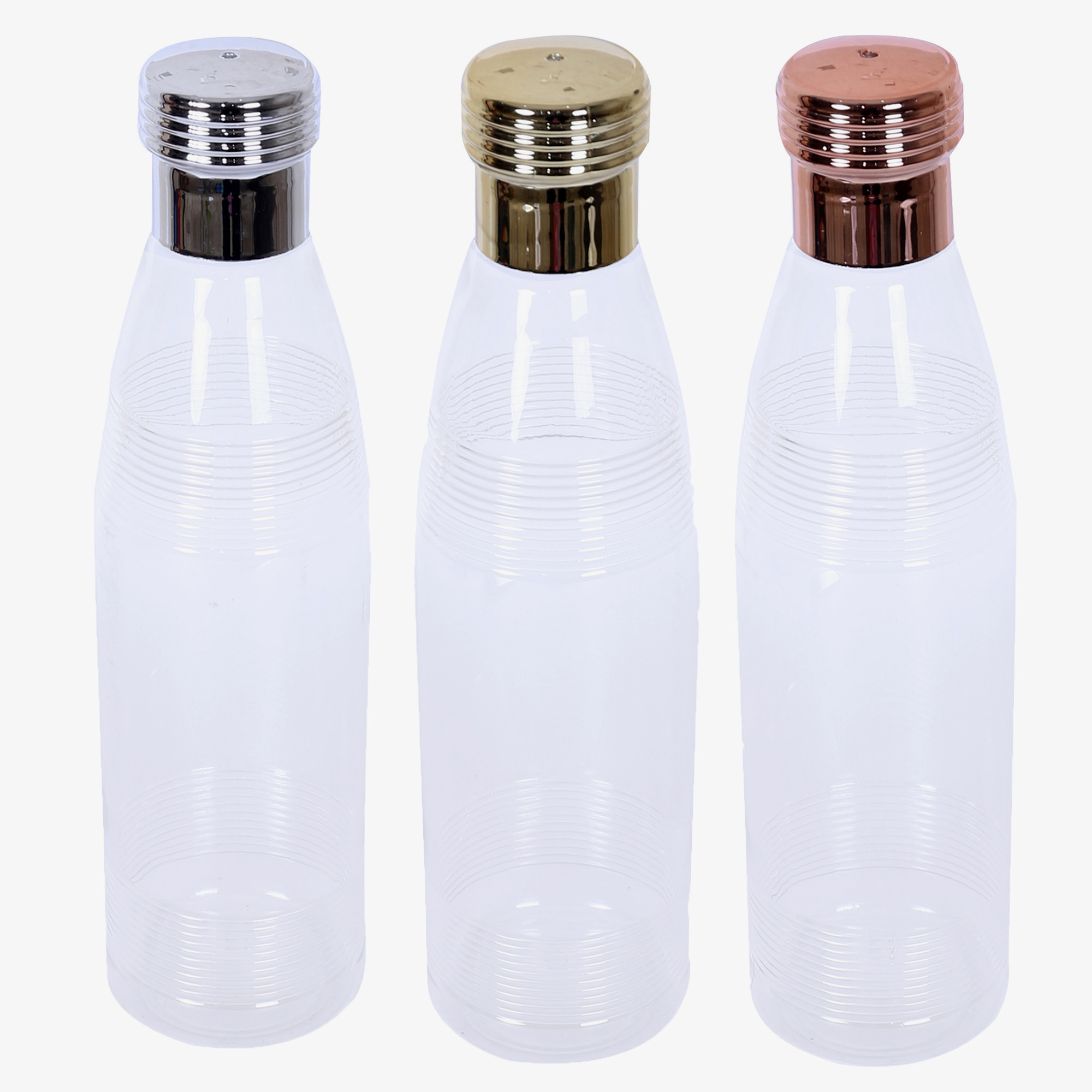 Kuber Industries Water Bottle | Plastic Water Bottles | Refrigerator Water Bottles | Fridge Water Bottles | Drinking Water Bottle | 1 LTR Water Bottle Transparent