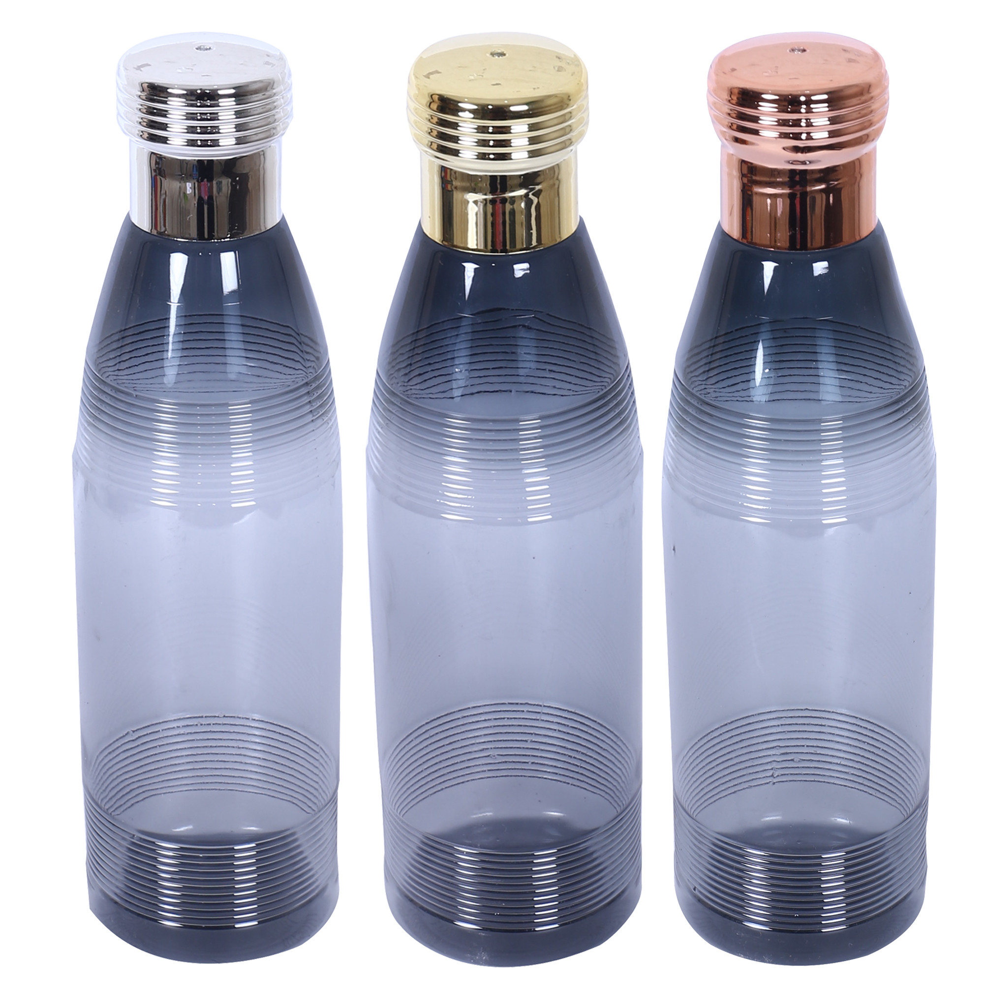 Kuber Industries Water Bottle | Plastic Water Bottles | Refrigerator Water Bottles | Fridge Water Bottles | Drinking Water Bottle | 1 LTR Water Bottle| Black
