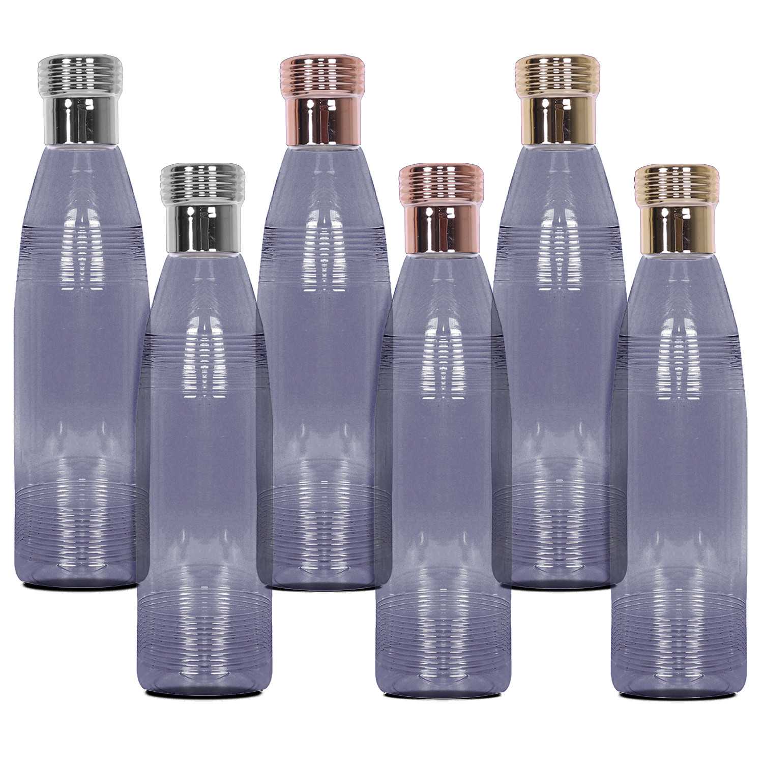 Kuber Industries Water Bottle | Plastic Water Bottles | Refrigerator Water Bottles | Fridge Water Bottles | Drinking Water Bottle | 1 LTR Water Bottle| Black
