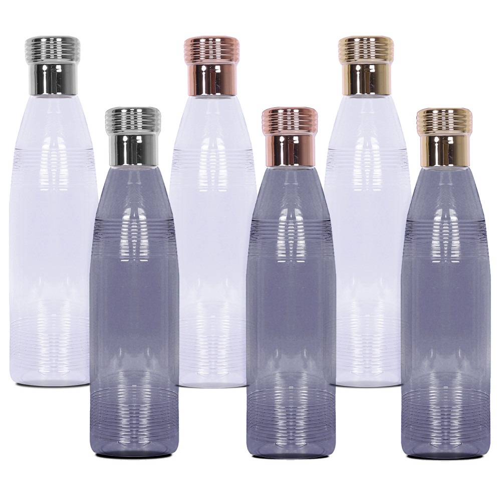 Kuber Industries Water Bottle | Plastic Water Bottles | Refrigerator Water Bottles | Fridge Water Bottles | Drinking Water Bottle | 1 LTR Water Bottle| Multi