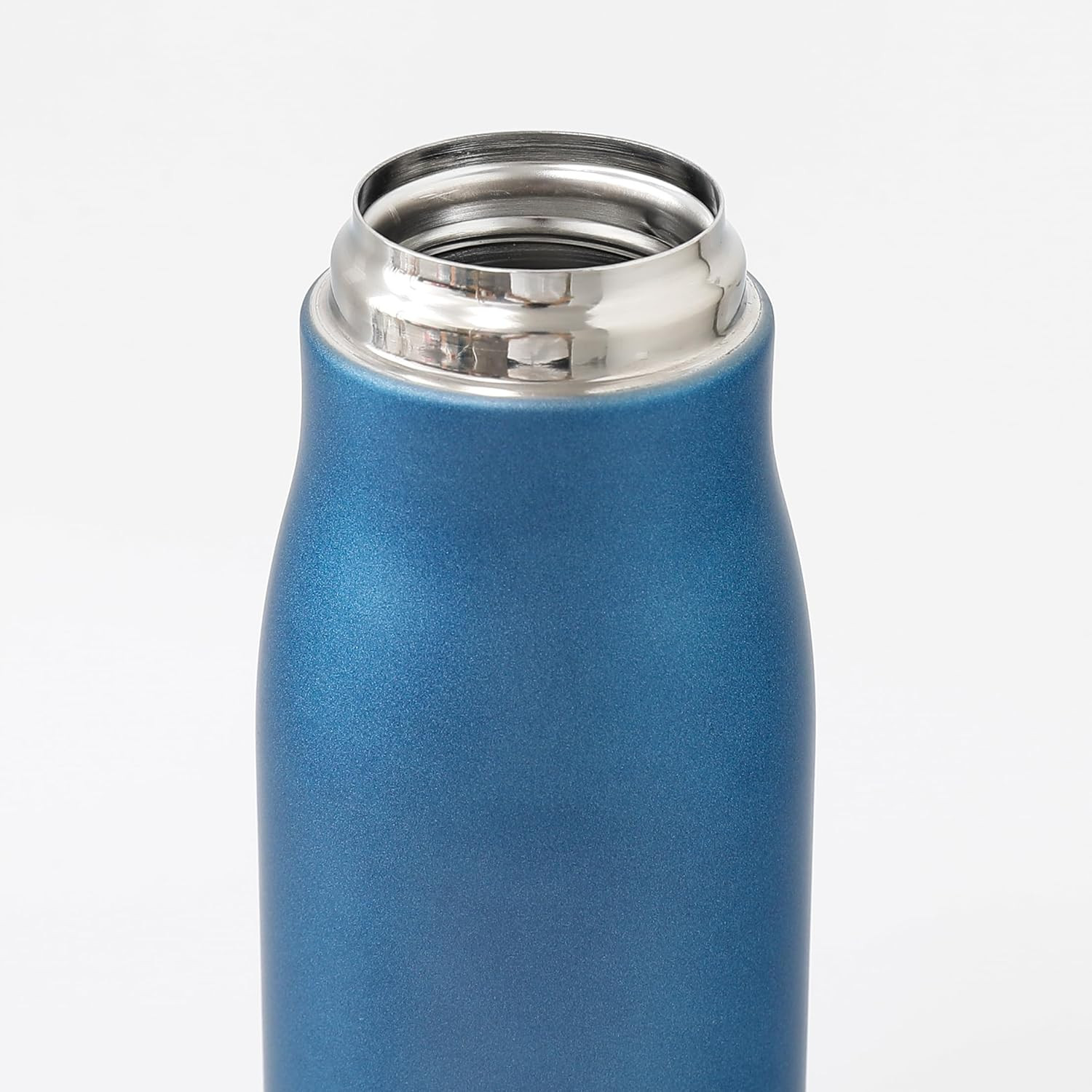 Kuber Industries Water Bottle | Vacuum Insulated Travel Bottle | Hot & Cold Water Bottle | Water Bottle with Carry Handle | Thermos Flask for Gym Bottle | MYZ-230805C | 550 ML | Blue