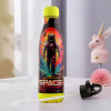Water Bottle with 2 Lids | Journey To Space | 500 ml Insulated Sipper Bottle for Adults & Kids with Straw | Stainless Steel Bottle for Travel & Sports | Multicolor