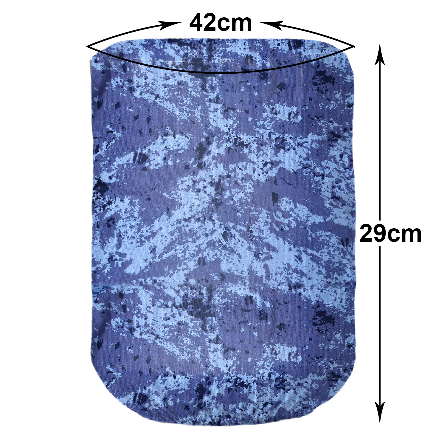 Kuber Industries Water Dispenser Bottle Cover|Camo Print & Stretchy Polyester Fabric|Bottle Protector with Elastic Closure,20Ltr, (Navy Blue)
