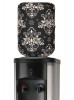 Kuber Industries Water Dispenser Bottle Cover|Damask Print &amp; Stretchy Polyester Fabric|Bottle Protector with Elastic Closure,20Ltr, (Black)
