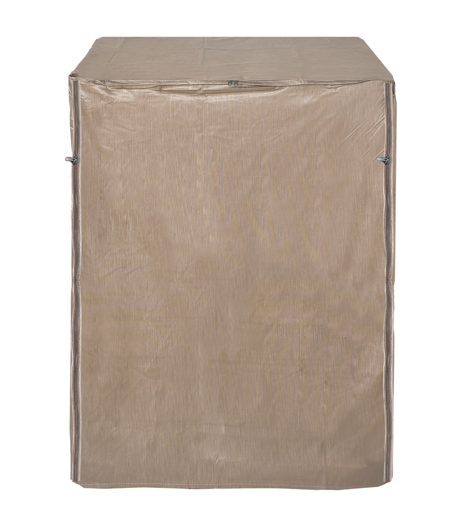 Kuber Industries Water Proof Dust Proof PVC Front Load Washing Machine Cover (Brown)-HS43KUBMART26743