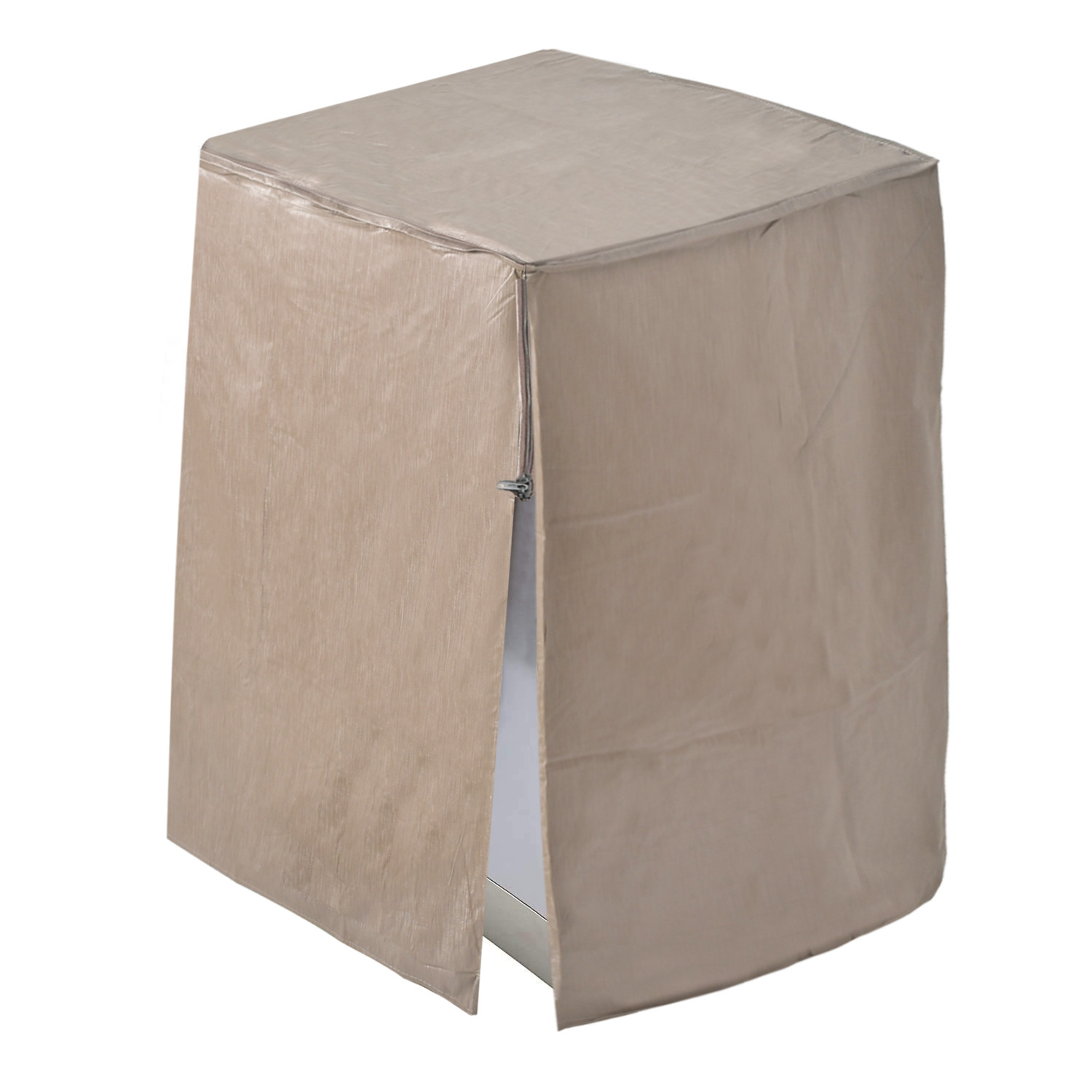 Kuber Industries Water Proof Dust Proof PVC Front Load Washing Machine Cover (Brown)-HS43KUBMART26743