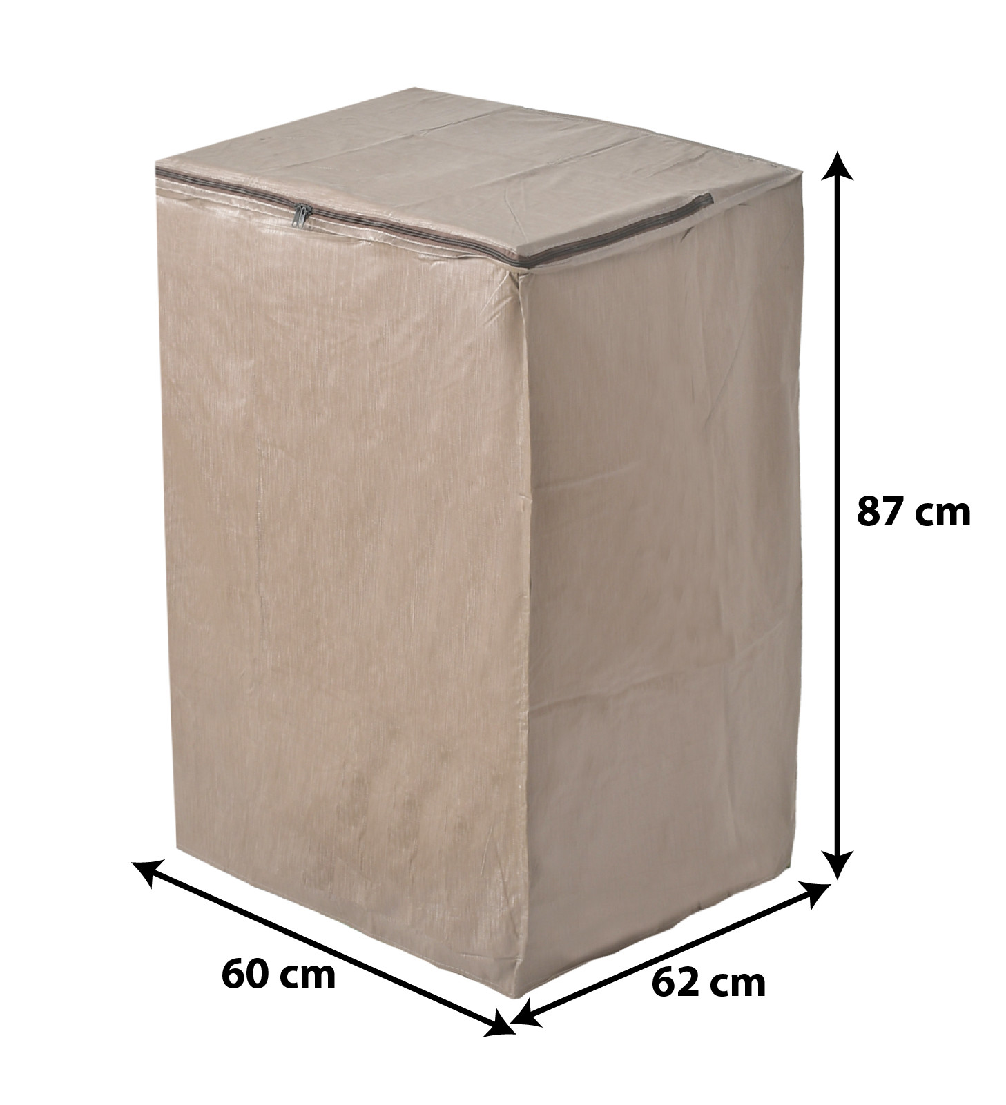 Kuber Industries Water Proof Dust Proof PVC Top Load Washing Machine Cover (Brown)-HS43KUBMART26747