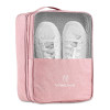 Waterproof &amp; Anti-Wrinkle Shoe Bags for Travelling with 3 Layers | Durable Shoe Pouch for Travel | Shoe Organizer for Hassle-Free Travel Shoe Bags | YJ-29-PNK | Light Pink