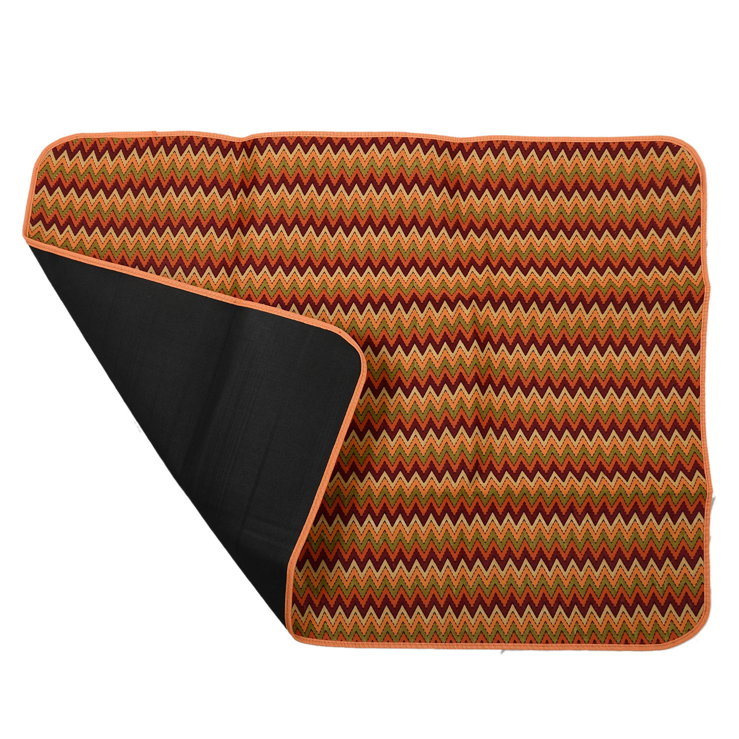 Kuber Industries Wave Design Bed Server Food Mat, Bedsheet Protector, Oil & Waterproof (Multi)-HS_38_KUBMART21047