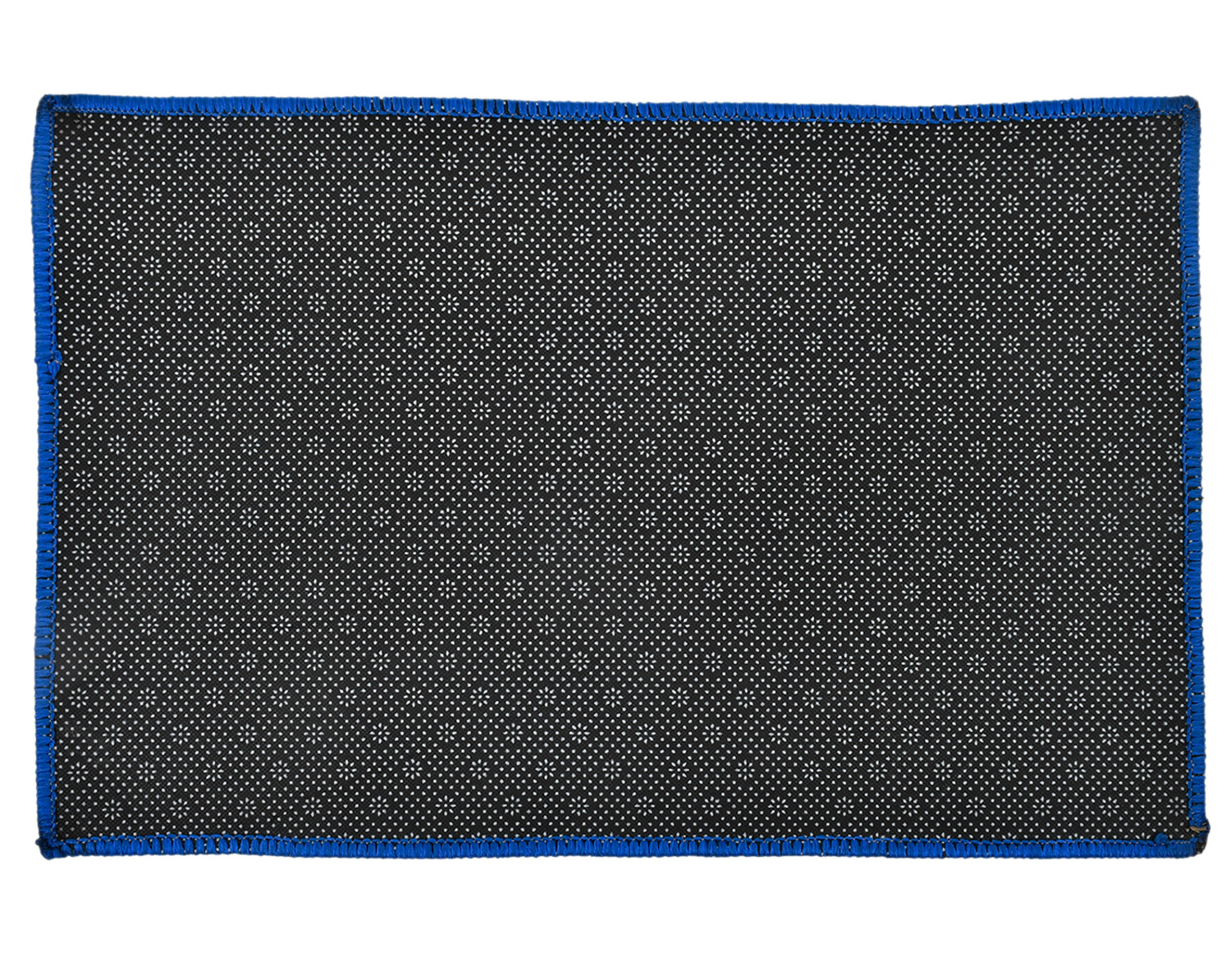 Kuber Industries Wave Design Multiuses Home Décor Non-Slip Velvet Door Mat (Blue)-47KM01329