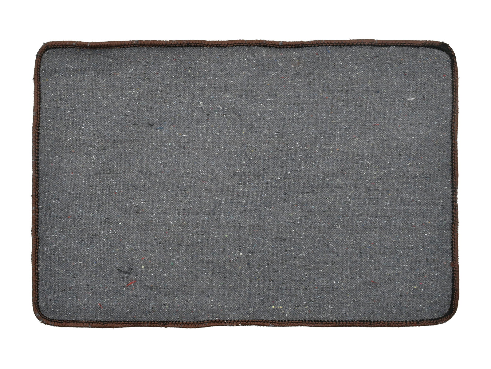 Kuber Industries Wave Design Soft, lightweigth Velvet Doormat/ Floor Mat (Brown)