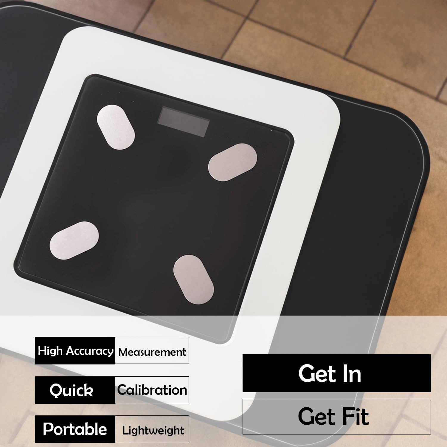 Kuber Industries Weighing Scale armoured glass|Weight Machine For Body Weight|Capicity 