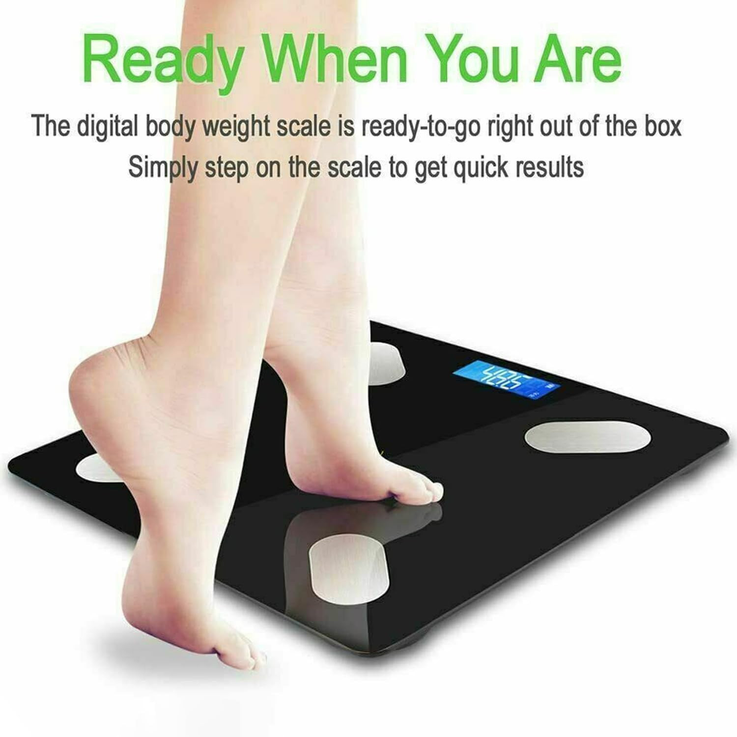Kuber Industries Weighing Scale armoured glass|Weight Machine For Body Weight|Capicity 