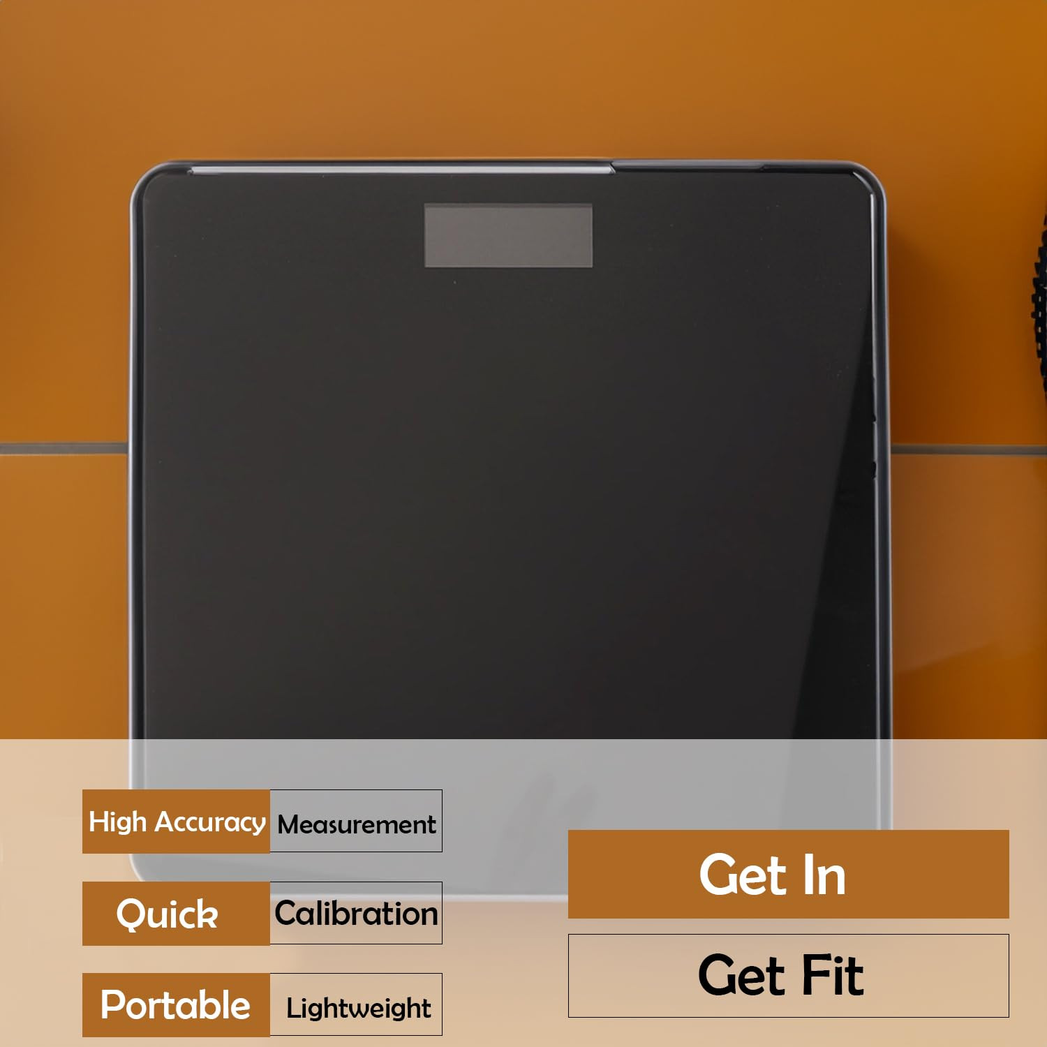 Kuber Industries Weighing Scale armoured glass|Weight Machine For Body Weight|Capicity 