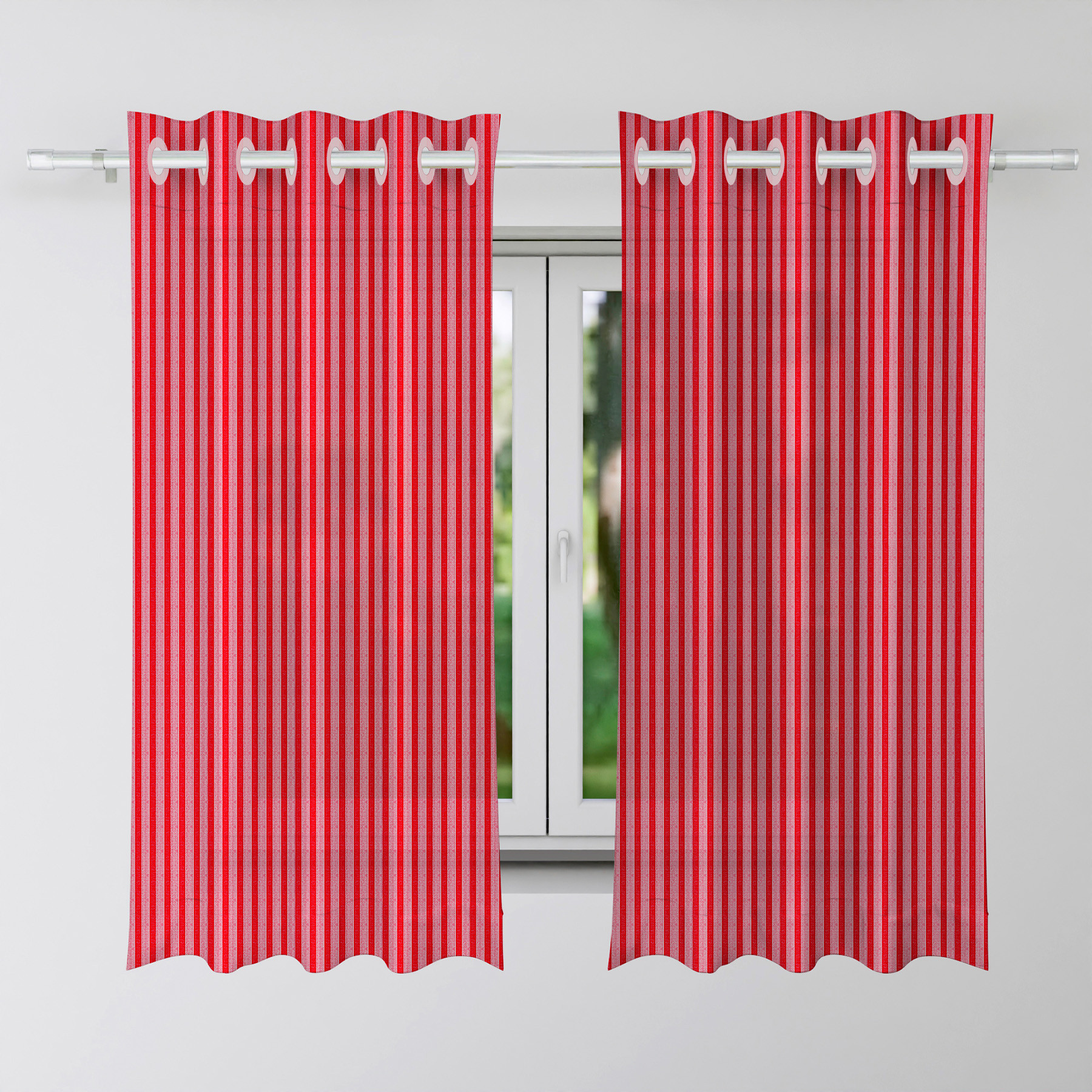 Kuber Industries Window Curtain | Sheer Window Curtains | Parda for Living Room | Drapes for Bedroom | Window Curtain Parda for Home Décor | Lining Net | 5 Feet | Maroon