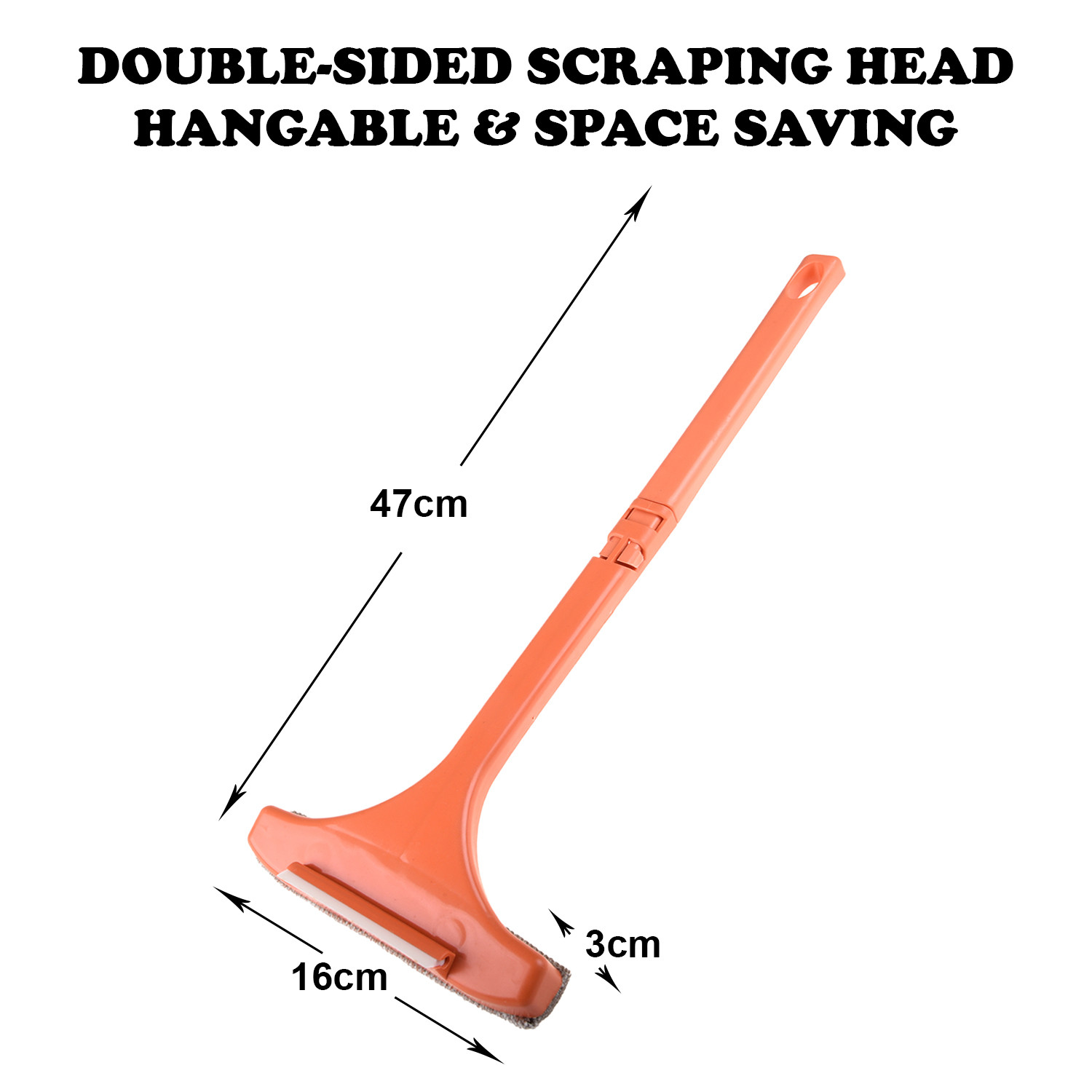 Kuber Industries Wiper | Plastic 2 In 1 Mesh Cleaning Brush | Window Cleaning Brush with Detachable Handle | Wiper For Glass Cleaning | 3 Pcs Set | Multicolor