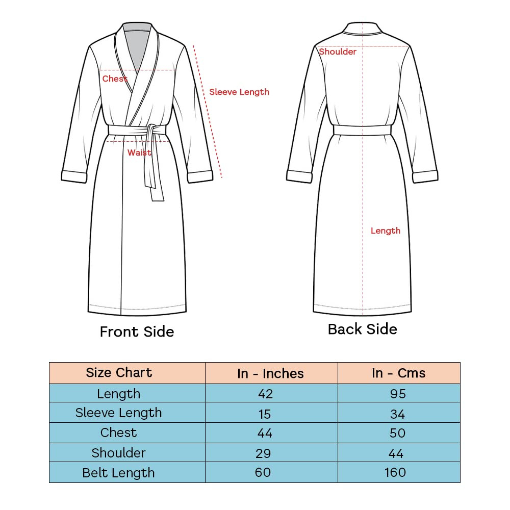 Kuber Industries Women Bathrobe | Soft on Skin Micro Terry | Red, Free Size, Set of 1 | Highly Absorbent Bath Gown | Spa & Swimming Robe for Women | Comfortable and Stylish Bathrobe