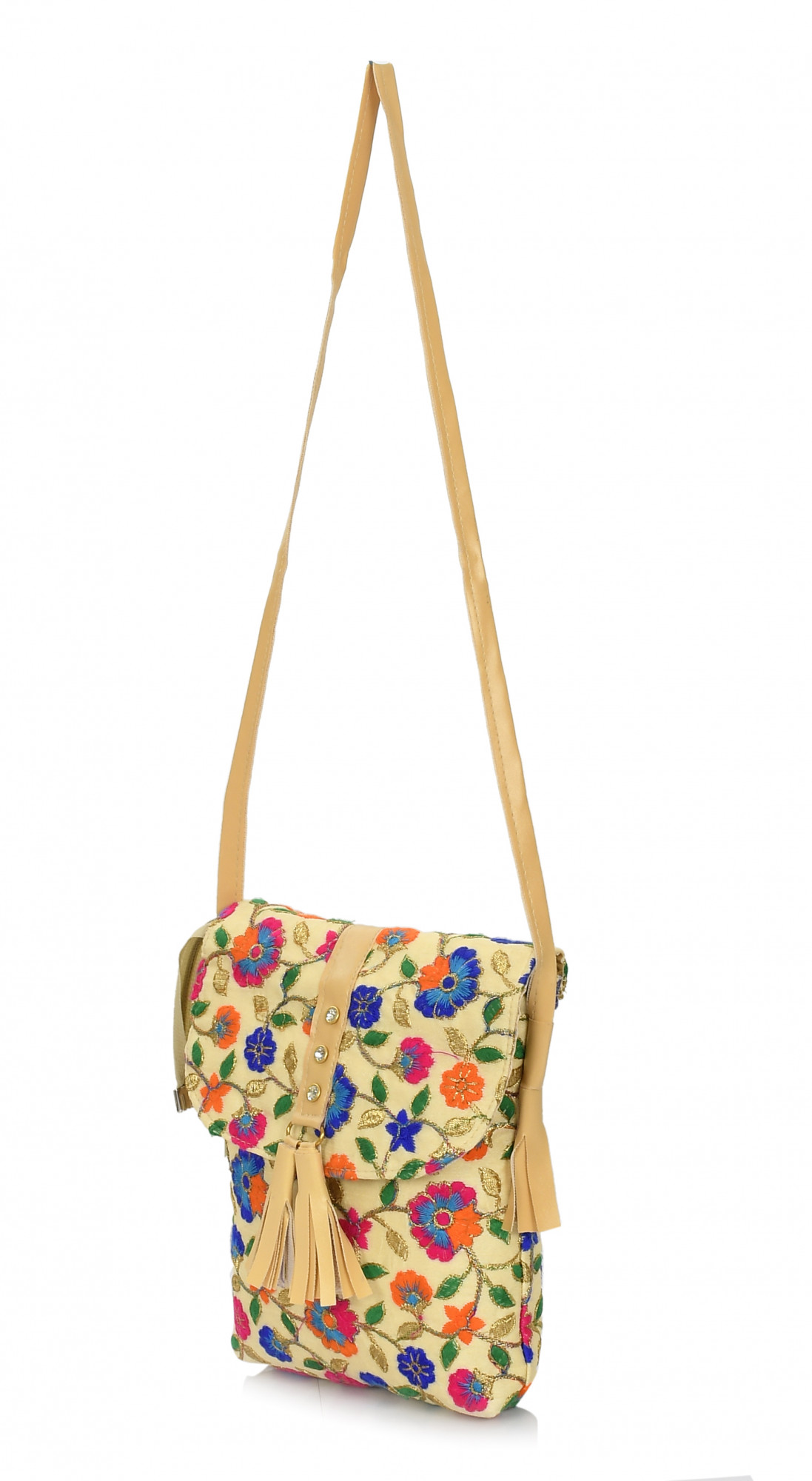 Kuber Industries Women Girls Wedding Party Embroidery Clutch Handbag Crossbody Messenger Shoulder Clutch Purse (Blue)-KUBMRT11883