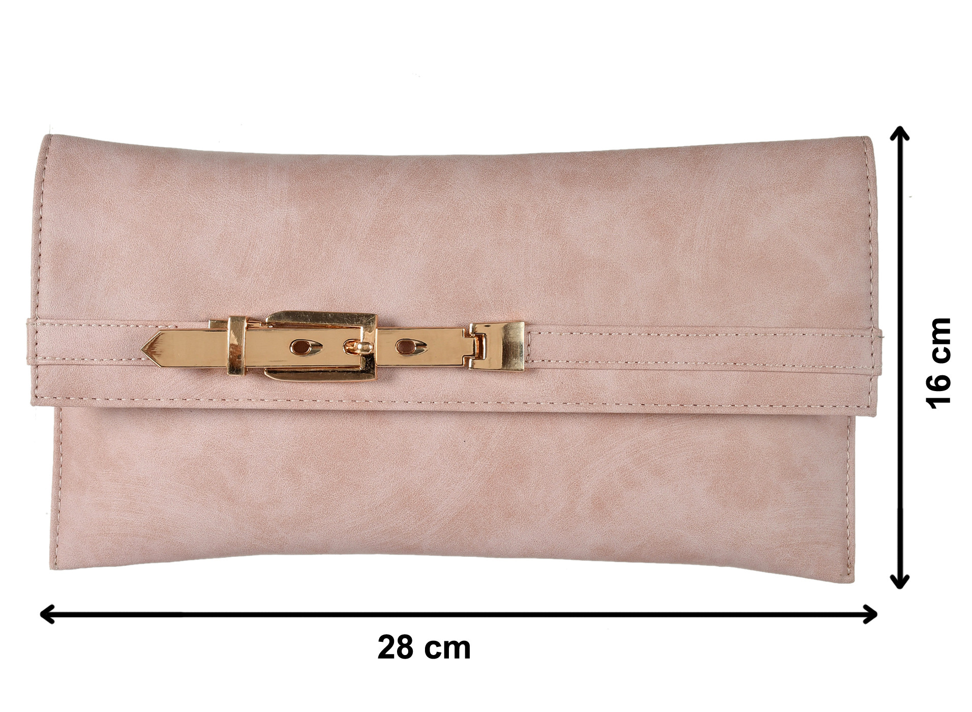 Kuber Industries Women Handbag Shoulder Bags Envelope Clutch Crossbody Satchel Purse Tote Messenger Lady Bag With Belt Deisgn on Flap (Peach)-HS_38_KUBMART21717