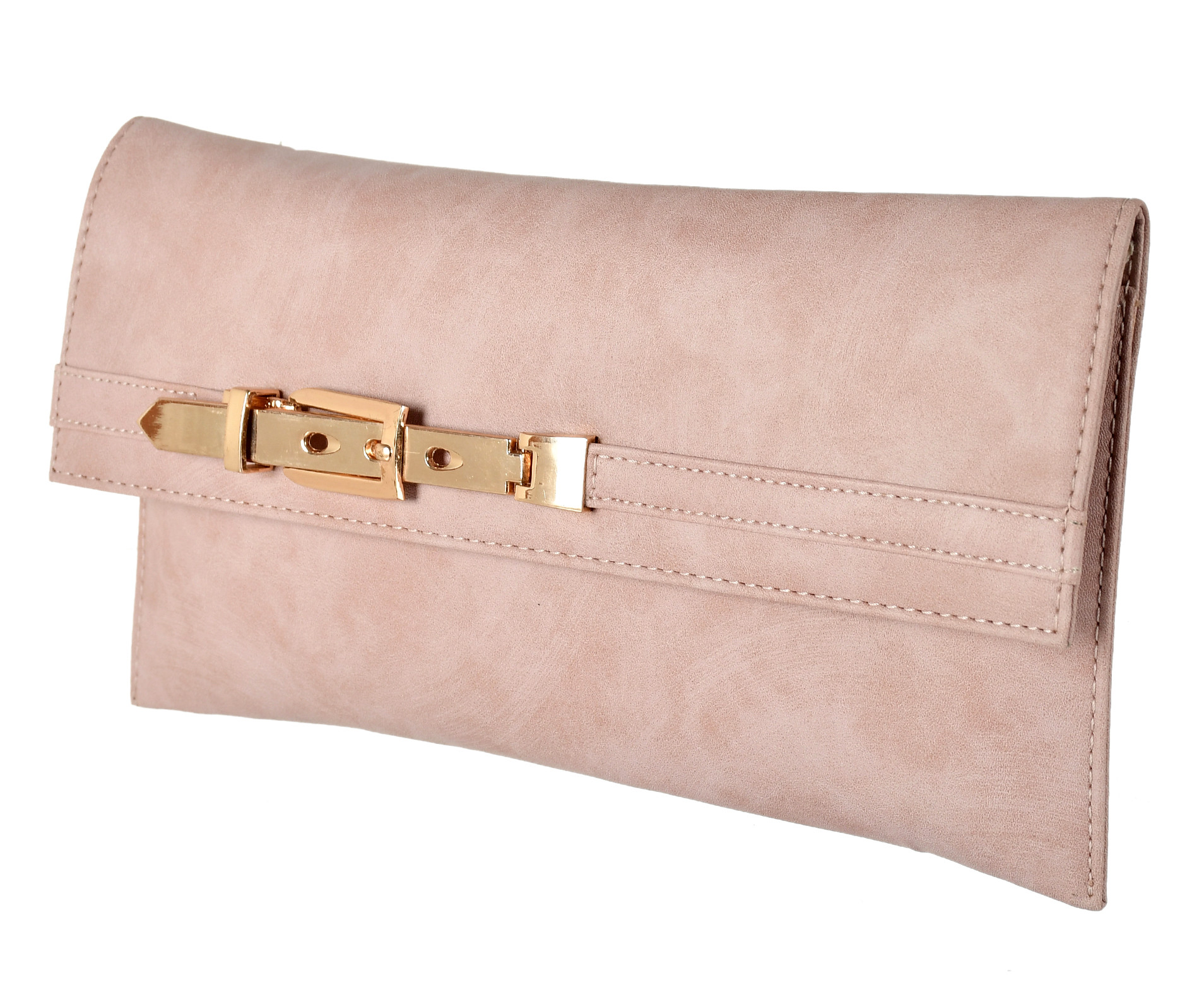 Kuber Industries Women Handbag Shoulder Bags Envelope Clutch Crossbody Satchel Purse Tote Messenger Lady Bag With Belt Deisgn on Flap (Peach)-HS_38_KUBMART21717