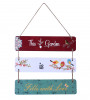 Kuber Industries Wooden 3 Layered Meaning Full Wall Hanging Quotes For Home &amp; Office Decoration (Multicolor)